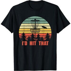 I'd Hit That Disc Golf - Retro Frisbee Funny Design T-Shirt